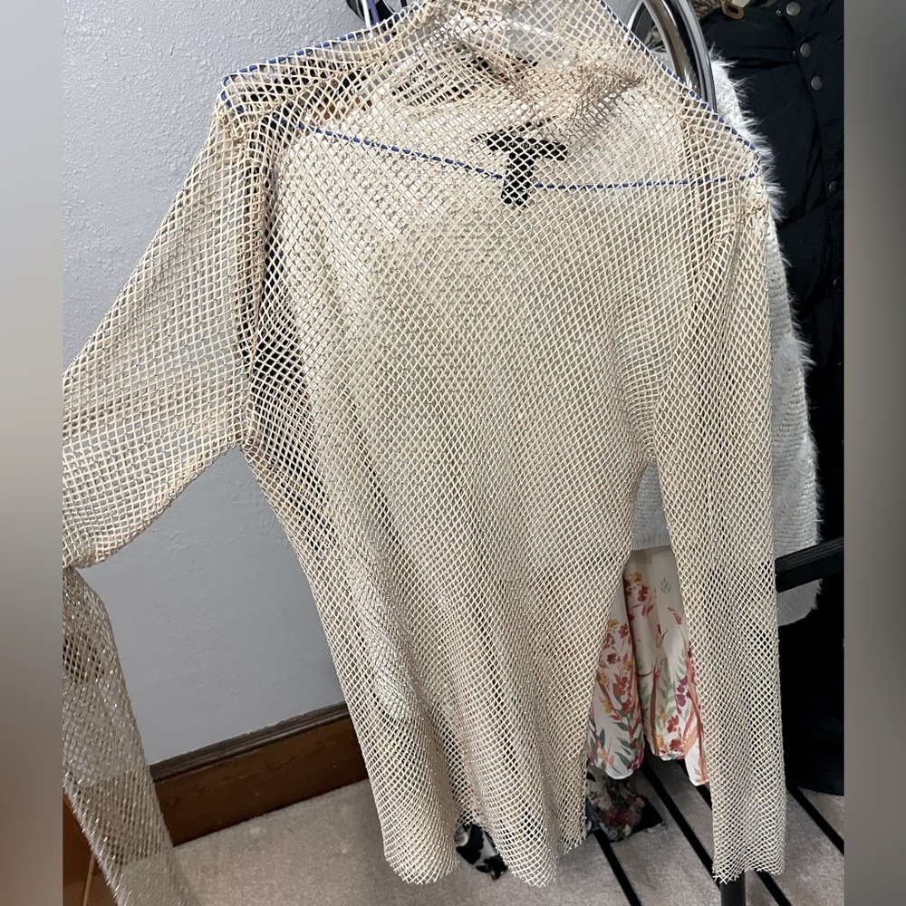 Sparkly mesh top